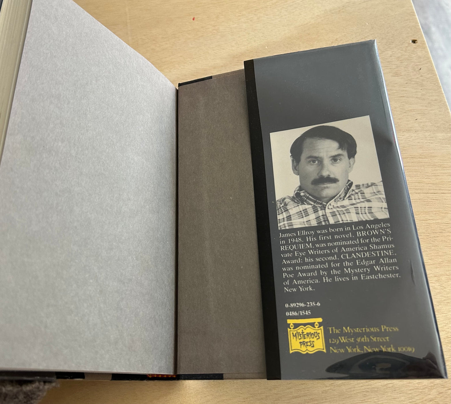 Suicide Hill: A Sgt. Lloyd Hopkins Novel of Suspense by James Ellroy (First Edition)