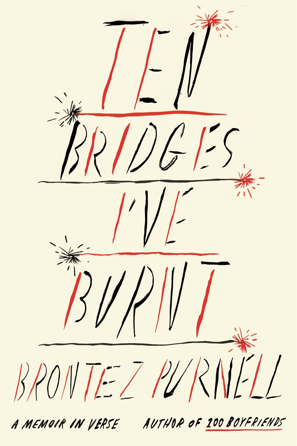 10 Bridges I've Burnt: A Memoir in Verse by Brontez Purnell (2/13/24)