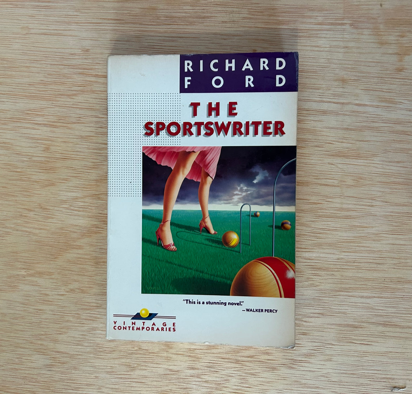 The Sportswriter by Richard Ford (A Used Vintage Contemporaries Edition, 1986)