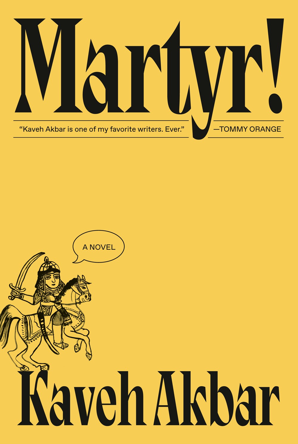 Martyr! by Kaveh Akbar (1/23/24)