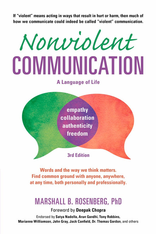 Nonviolent Communication: A Language of Life by Marshall B. Rosenberg, PhD (3rd Edition)